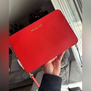Michael Kors Bold Red Crossbody Bag